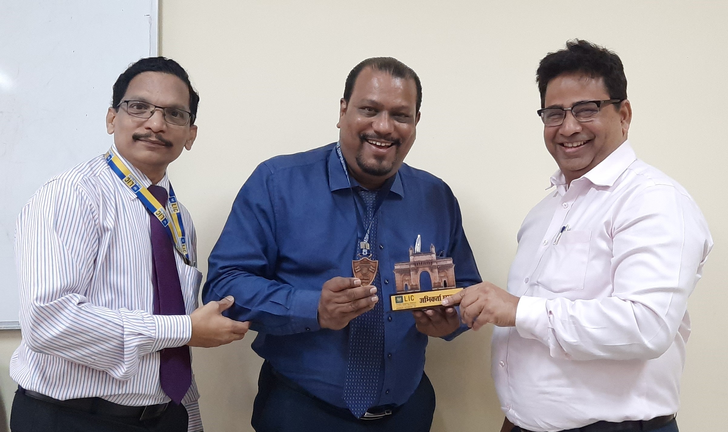 Receiving Medal & Momento from my Do & BM in Feb 2020
