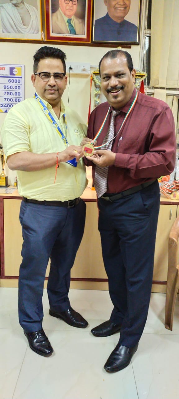 Honoured by our Branch manager LIC branch 895.For My performance in January 2021..on 5.02 2021..